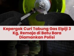 Kepergok Curi Tabung Gas Elpiji 3 Kg, Remaja di Batu Bara Diamankan Polisi