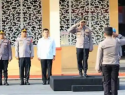 Hari Pertama Bertugas, Wakapolda Bangka Belitung Langsung Pimpin Apel Pagi